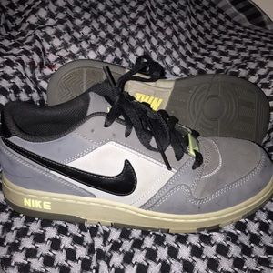 Grey/lime green NIKES